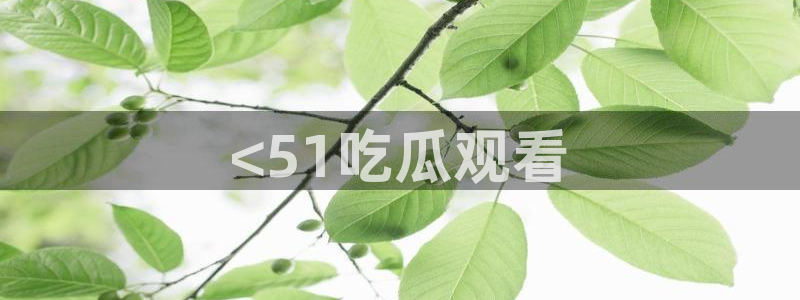 51cg每日吃瓜:<51吃瓜观看